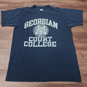 Vintage Georgian Court College Lakewood NJ Champion T-Shirt Size Medium